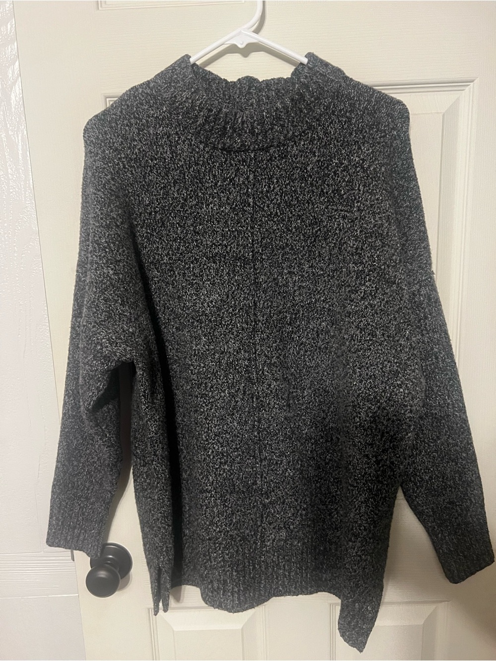 Maurices Charcoal Heather Mock Neck Sweater